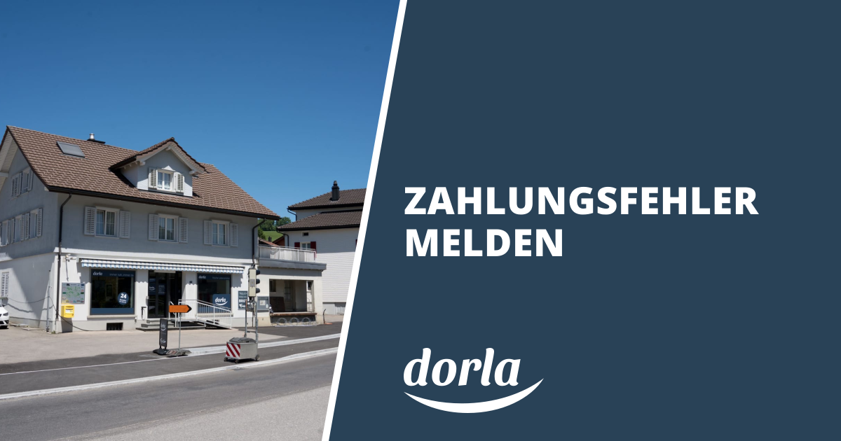 Open-Graph-Vorschau: Zahlungsfehler melden